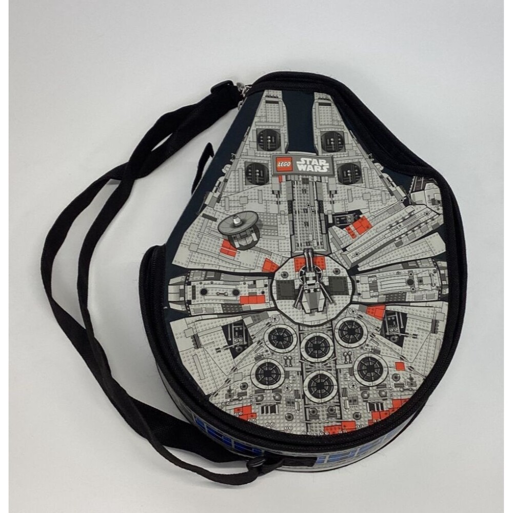 LEGO Star Wars ZipBin Millennium Falcon Bricks & Minifigure Storage Case Minifig